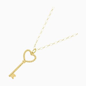 Collar largo con forma de llave en forma de corazón de Tiffany & Co.