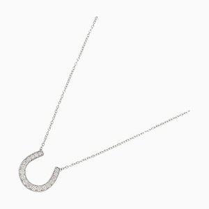 Horseshoe Diamond Necklace in Platinum from Tiffany & Co.