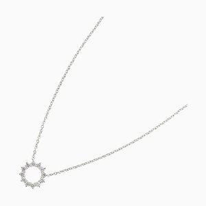 Circle Diamond Necklace in Platinum from Tiffany & Co.