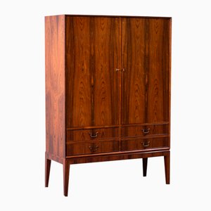 Mueble danés de palisandro de O. Bank Larsen, años 60