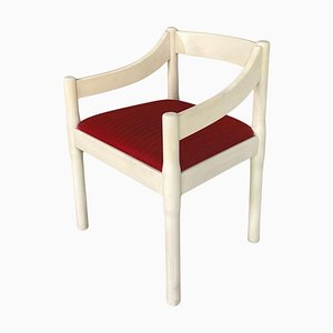 Italienischer Mid-Century Modern Carimate Stuhl von Vico Magistretti für Cassina, 1970er