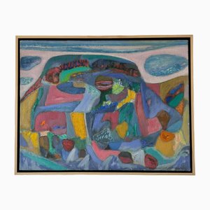 Miloje Todorovitch, Abstrakte Komposition, Pastell, 20. Jahrhundert