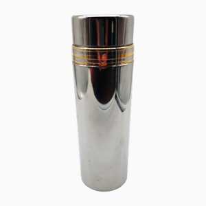Vintage Cocktail Shaker in Stainless Steel and Gold 24k from Piazza, 1970s