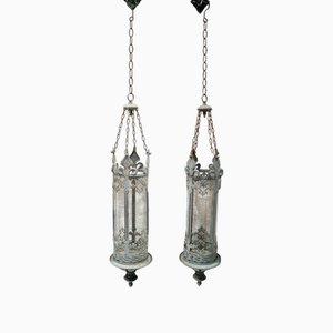 Vintage Hanging Lanterns, 1960s, Set of 2