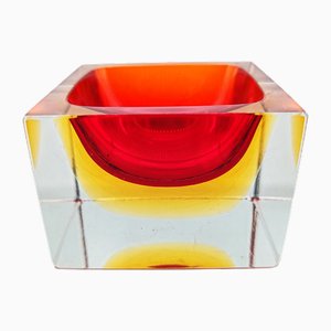 Vintage Ashtray or Catch-All in Murano Glass attributed to Flavio Poli for Seguso, 1960s