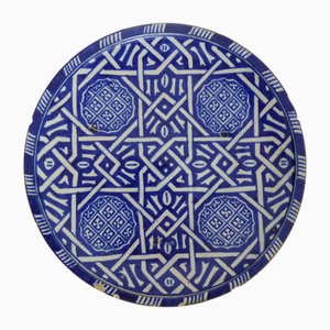 Decorative Wall Plate in Ceramic by Serghini, Late 19th Century