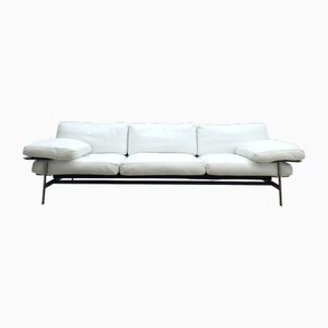 3-Sitzer Sofa aus Leder von Antonio Citterio für B&b Italia / C&b Italia
