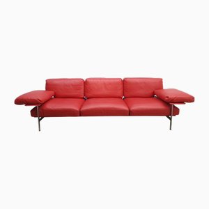 Leather 3-Seater Sofa by Antonio Citterio for B&B Italia / C&B Italia