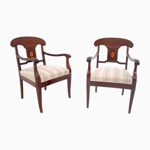 Fauteuils, Suède, 1860s, Set de 2