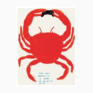 David Shrigley, You Got Beaten by a Crab, 2021