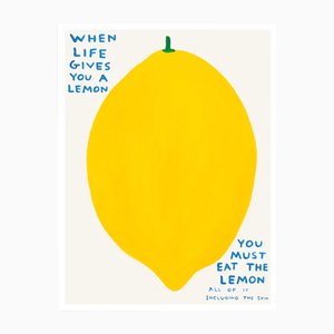 David Shrigley, When Life Gives You a Lemon, 2021