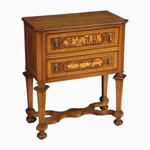 Small Louis XIV Italian Inlaid Commode, 1950s