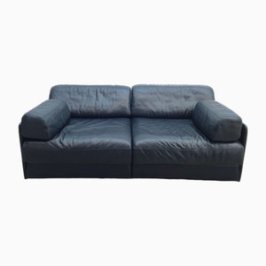 Ds 76 Modular Sofa in Leather Sofa by Wk Wohnen for de Sede, 1970s, Set of 2