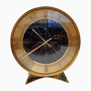 Reloj despertador vintage de latón, años 60