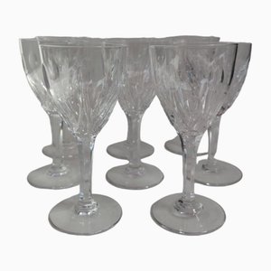 Bicchieri Saint Louis in cristallo, anni '30, set di 8