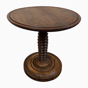 Brutalist Pedestal Table in the style of Dudouyt, 1930s