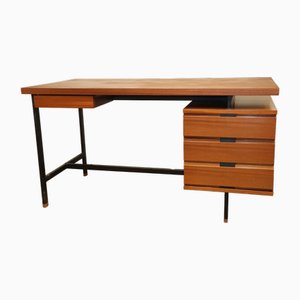 Vintage Mahogany Desk Edition Minvielle by Pierre Guariche, 1960s