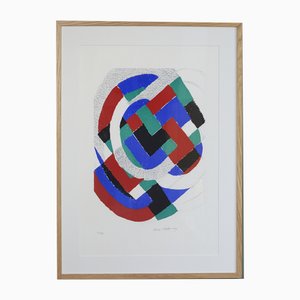 Sonia Delaunay, Untitled, 1971, Lithograph, Framed
