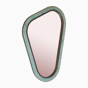 Aquamarine Mosaïc Mirror, 1950s