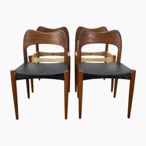 Dining Chairs by Arne Olsen Homand for Mogens Kold, 1960s, Set of 6