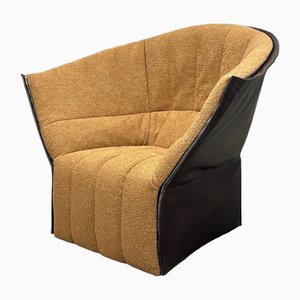 Vintage Brown Moel Armchair by Ligne Roset by Inga Sempe