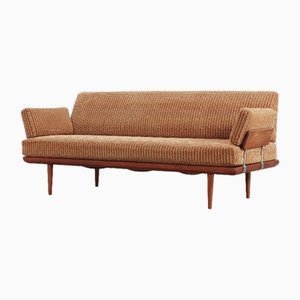 Teak Minerva Sofa by Peter Hvidt & Orla Mølgaard-Nielsen for France & Søn, 1965