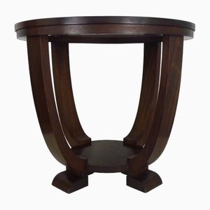 Vintage Art Deco Side Table in Mahogany, 1930s