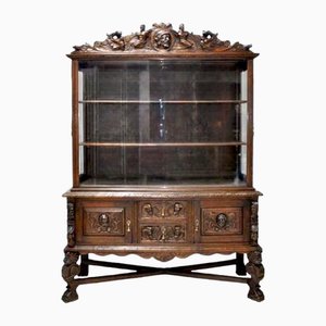 Antique Spanish Renaissance Walnut Cupboard, 19th Century