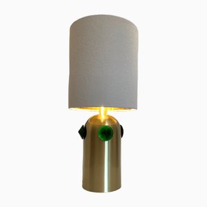Grüne Studs Murano Glas Tischlampe von Simoeng