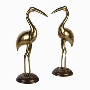 Vintage Flamingos aus Bronze, Europa, 1970er