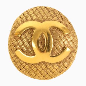 Round CC Mark Brooch from Chanel, 1994