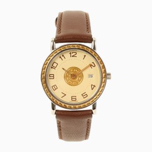 Sellier Watch in Gold from Hermes