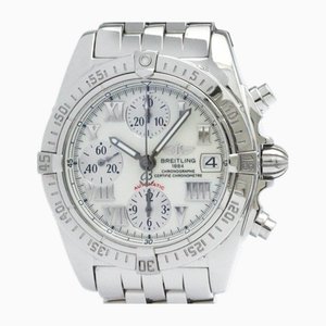 Polished Chrono Cockpit Steel Automatic Men's Watch from Breitling