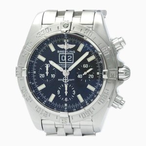 Polished Blackbird Steel Automatic Men's Watch from Breitling