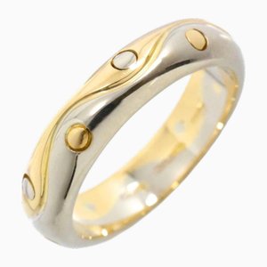 Onda Ring in Yellow and White Gold from Bvlgari