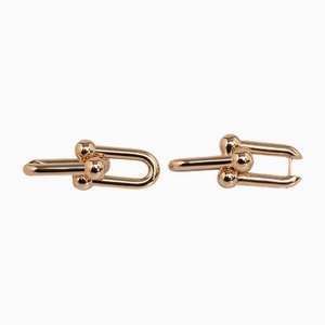 Large 18k Gold Link Hardwear Earrings from Tiffany, Set of 2
