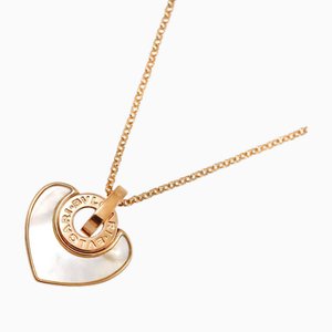 Double Cuore Shell Necklace from Bvlgari