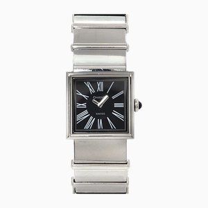 Reloj Mademoiselle H0826 para mujer con esfera negra de cuarzo de Chanel