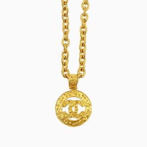 Coco Mark Long Necklace in Gold from Chanel