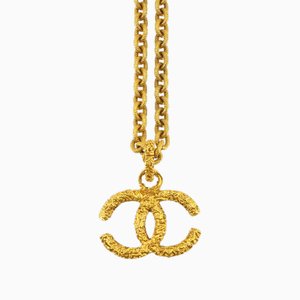 Collar largo Coco Mark en oro de Chanel