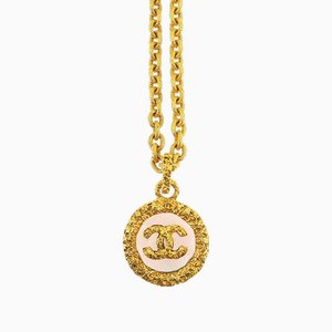 Collar largo Loupe Coco Mark de oro de Chanel