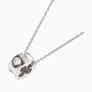 Pendant Empreinte Necklace in White Gold from Louis Vuitton