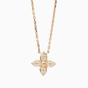 Star Blossom in Pink Gold with Diamond Pendant Necklace from Louis Vuitton