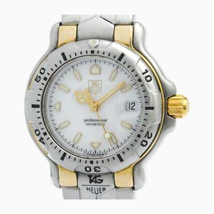 6000 Professional Gold Plated Steel Watch from Tag Heuer