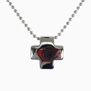 925 Römisches Kreuz Anhänger Halskette von Tiffany &Co.