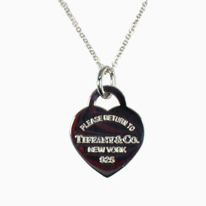 925 Enamel Return to Heart Tag Pendant from Tiffany &Co.