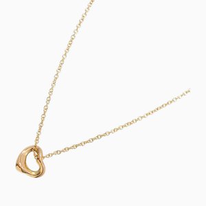 Heart 7mm Necklace K18 Pg Pink Gold 750 Open from Tiffany &Co.