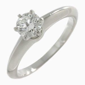 Solitaire Diamant 0.51ct F/Vs2/Ex Ring Pt Platin von Tiffany &Co.