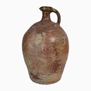 Keramikkrug aus Steingut im japanischen Stil mit Glasur, Frankreich, 19. Jh.