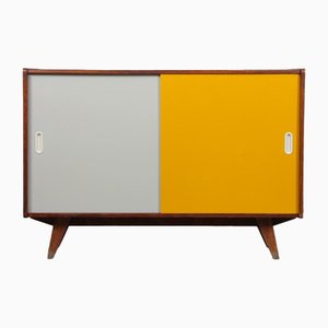 Commode Jaune et Blanc Modèle U-452 par Jiri Jiroutek, 1960s